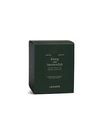 LOOOPS | Bougie parfumée 75g Ruhe der Winterzeit | dunkelgrün